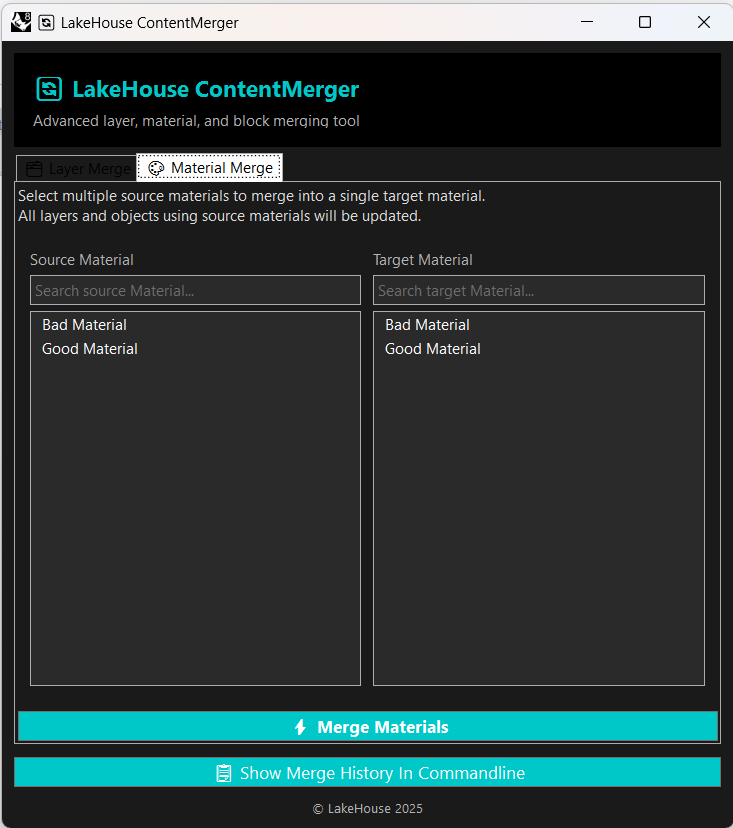 Merge Material Screenshot